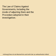 The Law of Claims Against