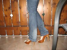 APART High Heels Peep Toe Stiletto Pumps Braun Beige getragen Gr. 40