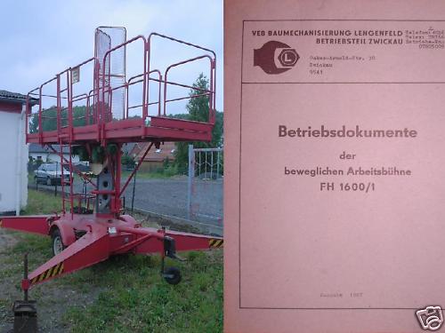 Veb eaw arbeitsbühne - veb,