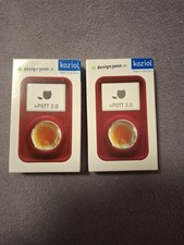 2 x Koziol Pott  2.0 Eierbecher Eipott rot, Neu, OVP 