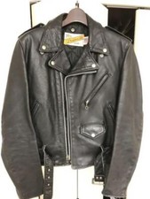 Schott Perfecto Double Leather Riders Jacket Size 38 Made in USA