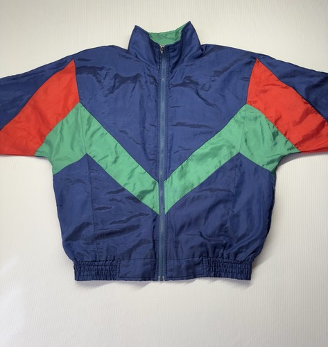 Vintage nylon sportjacke 90er - nylon,
