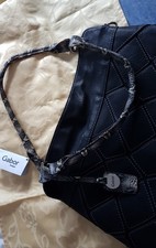 Gabor Handtasche schwarz in Schlangenoptik
