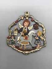Christbaumschmuck Zinn Engel Christkind Bescherung Weihnachten Anhänger