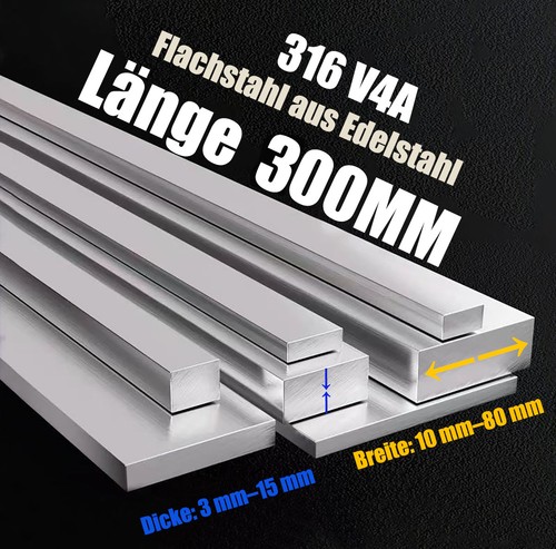Flachstahl edelstahl v4a - edelstahl,