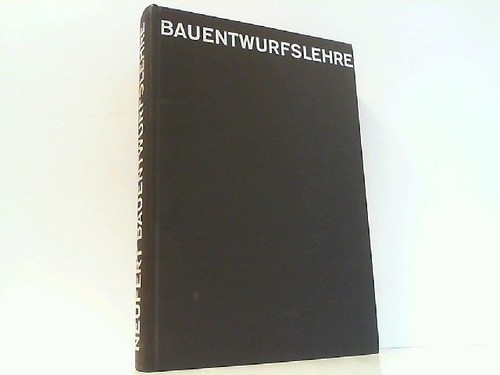 Bauentwurfslehre neufert - bauentwurfslehre.,