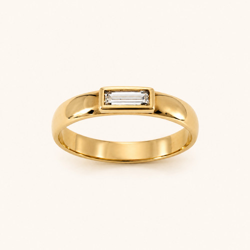 Klassischer solitär ring mit - klassischer,