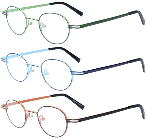 Retro metall lesebrille - retro, metall-lesebrille