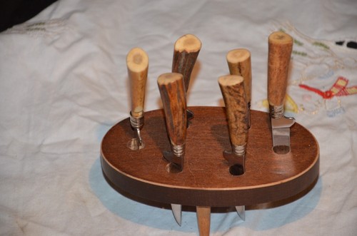 Echt horngriff obstmesser - 6,