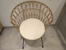 Sessel Geflecht Boho Vintage