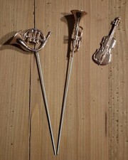 3 Miniatur Musikinstrumente