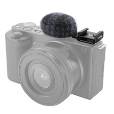 Cold Shoe Adapter Blitzschuhadapter mit Windschutz für Sony ZV-1 II/ZV-1 / ZV...