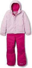 Columbia Kinder Buga Schneeanzug Größe 86 / 2 Jahre rosa / Mädchen / Winterjacke
