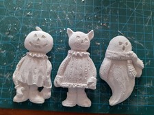 Gipsfiguren zum bemalen oder Dekorieren Halloween Figuren