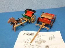 2x Western Kutsche zu Soldaten Figuren Selten Playmobil 2110
