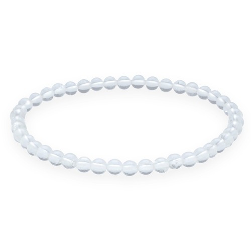 Bergkristall mini kugelarmband - bergkristall, mini-kugelarmband