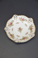 Rosenthal Porzellan Durchbruch Schale Serie Moliere Moosrose 2984 / 10 -  13 cm