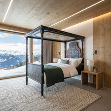 Himmelbett Einzelbett mit