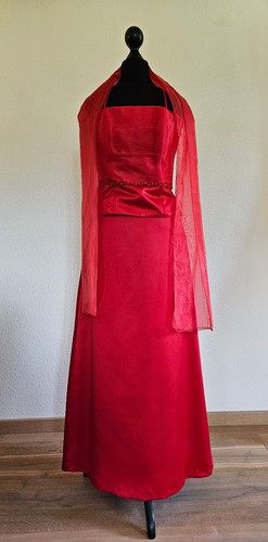 Teiliges abendkleid mit - abendkleid,