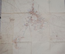 Lucka alte Karte Landkarte