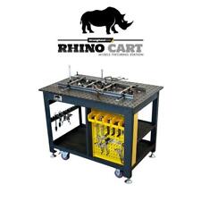 Strong Hand Tools Rhino Cart mobiler Schweißtisch 1200 x 750 mm - 16 mm Lochung