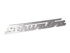 Simson Schriftzug Aluminium silber Schwalbe KR51 Knieblech Emblem Logo