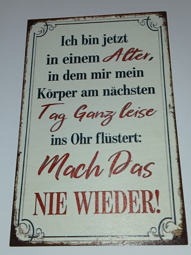 Holzschild mit spruch neu - holzschild,