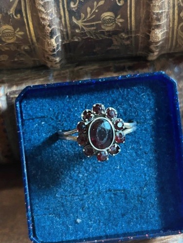 Antiker böhmischer granatring - antiker,