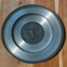 ? Zinnteller ? Neustadt a. d. Weinstr. ?Soltauer Zinn ? Ø 24 cm ? Röders 