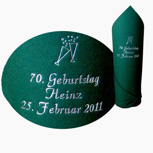 Premium servietten hochzeit - zu,