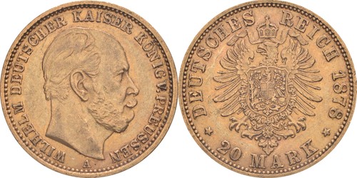 Preußen mark 1878 246 - 1878,