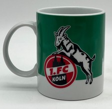 Tasse Kaffeetasse Teetasse 1. FC Köln mit Wappen und Skyline - DEVK