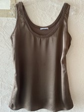 Strenesse Top Braun Seide