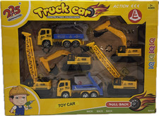 7er Set Baustellen Fahrzeuge
