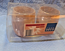 Teelichterhalter Set aus Glas