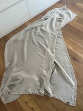 Leinentagesdecke 240x220 cm Farbe: Natur  (stein) Topzustand