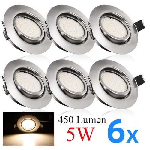 Led einbauspots bad - 6x,