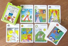 GRIMMS MÄRCHEN - Quartettspiel, Kartenspiel, komplett - Pössneck DDR 1976