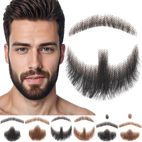 Herren echthaar kunstbart - herren,
