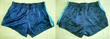 BLAUE SPORTHOSE - GLANZSHORTS