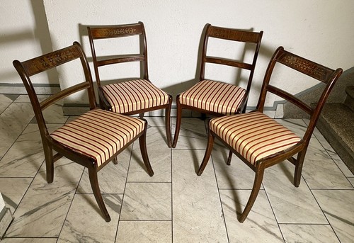 Set biedermeier stühle - 4,