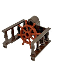 Playmobil Steuerrad mit Geländer zu Piratenschiff 4290 Schiff Ersatzteil Piraten