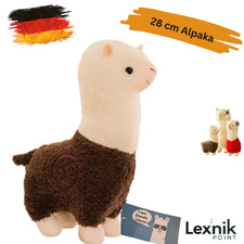 Lama Plüschtier Kuscheltier Alpaka Stofftier Geschenk Kinder weich flauschig