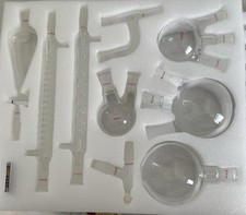 Komplettes Labor Glasgeräte Set Normschliff 24/40 mit Heizmantel & Magnetrührer