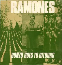 Ramones Bonzo Goes To Bitburg Vinyl Single 12inch NEAR MINT Beggars Banquet