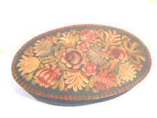 ALTE SPANSCHACHTEL HANDARBEIT