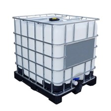Schütz 1000l IBC Wassertank Container Tank auf Kunststoffpalette NEUWERTIG