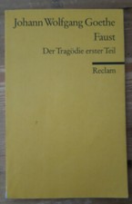 Faust. Erster Teil von Johann Wolfgang von Goethe, Reclam (1989, Taschenbuch)