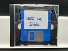 Commodore Amiga 2092 ReInstall Disk Miniscribe 8425 Treiber Diskette SCSI