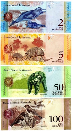 Set banknoten venezuela - set,